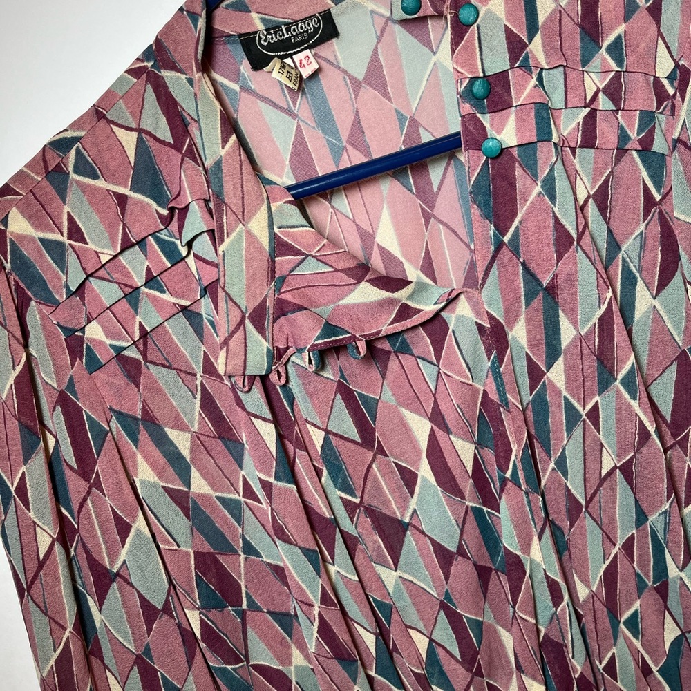 Vintage 70s Eric Laage dress size 42